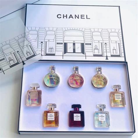 coco chanel mini perfume set